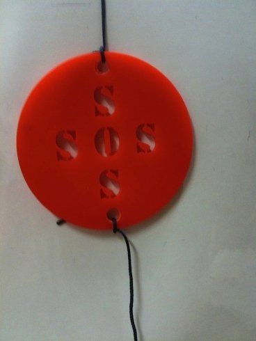 Targhetta plastica rossa - Incisoria Plasko Rimini