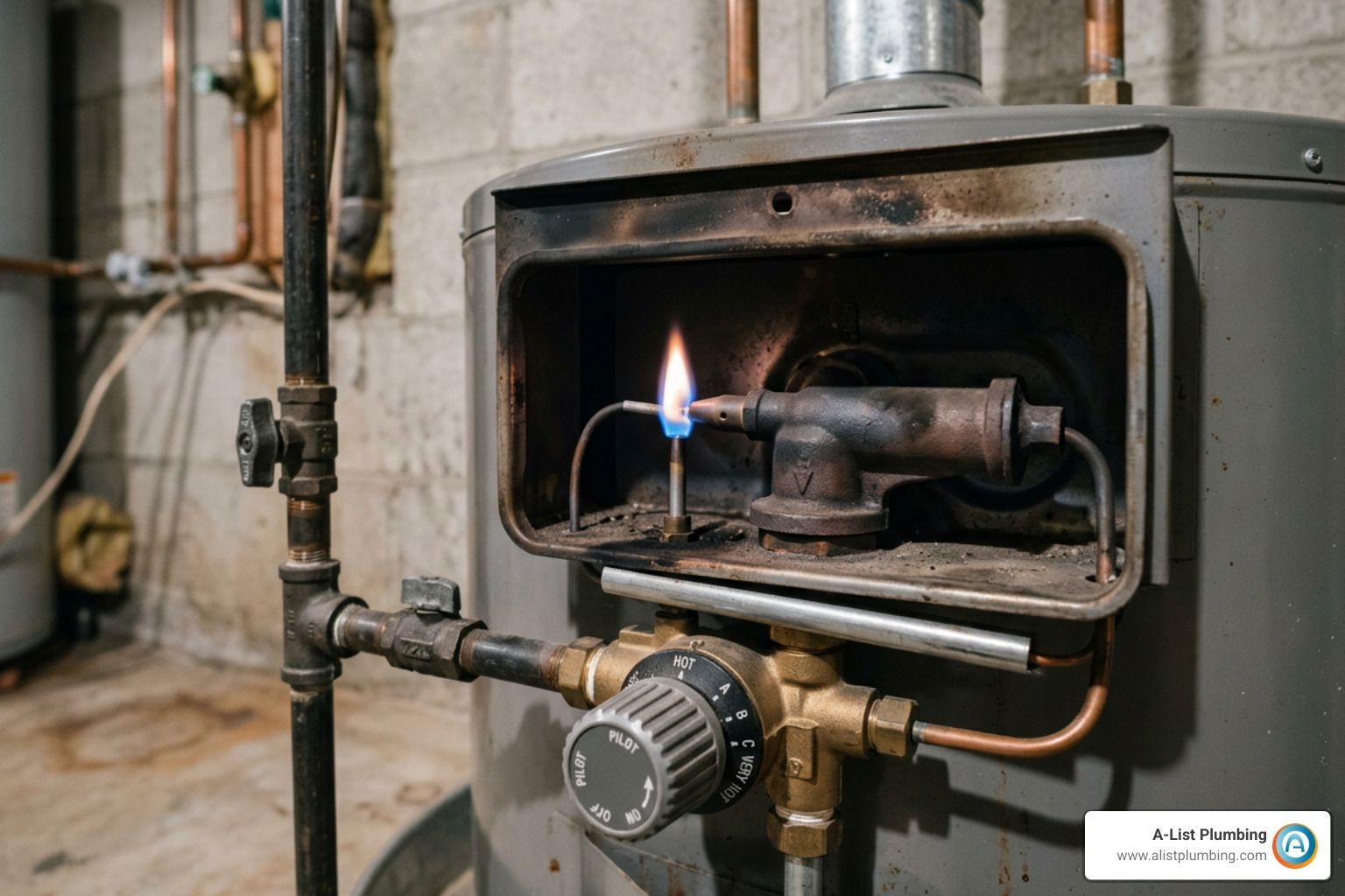water heater pilot light