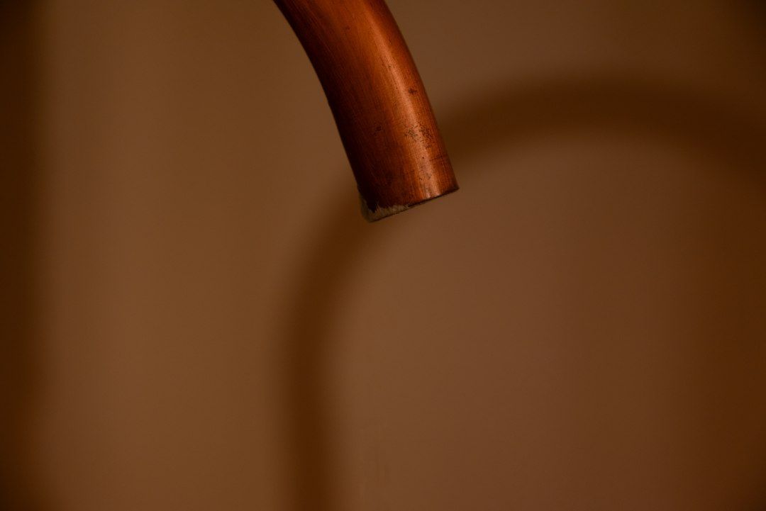 copper water pipe leak