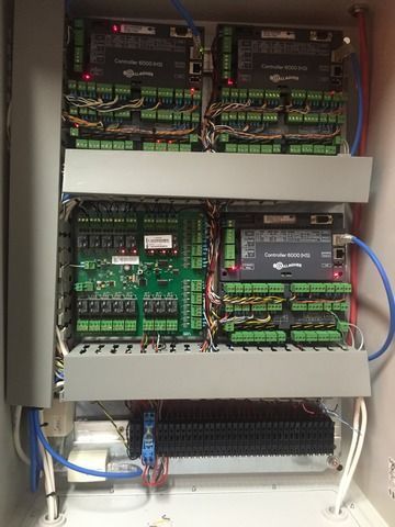 Control Panel With a Lot of Wires Coming Out of It — Sape Industries in Garbutt, QLD