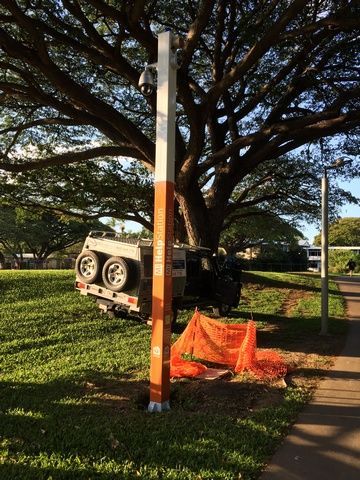 Truck is Parked Under a Tree in a Park — Sape Industries in Garbutt, QLD