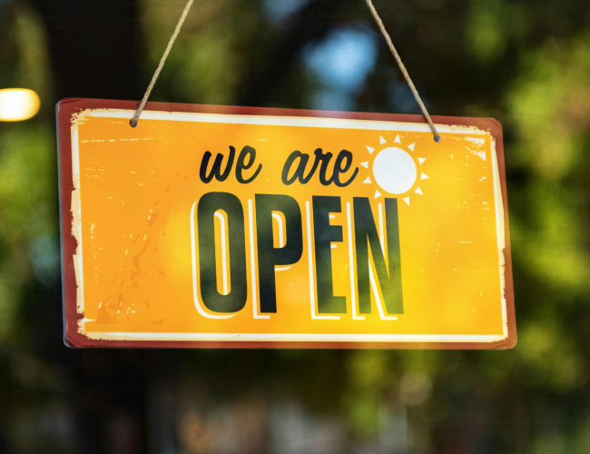 We are Open Signage