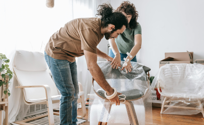 Storing furniture