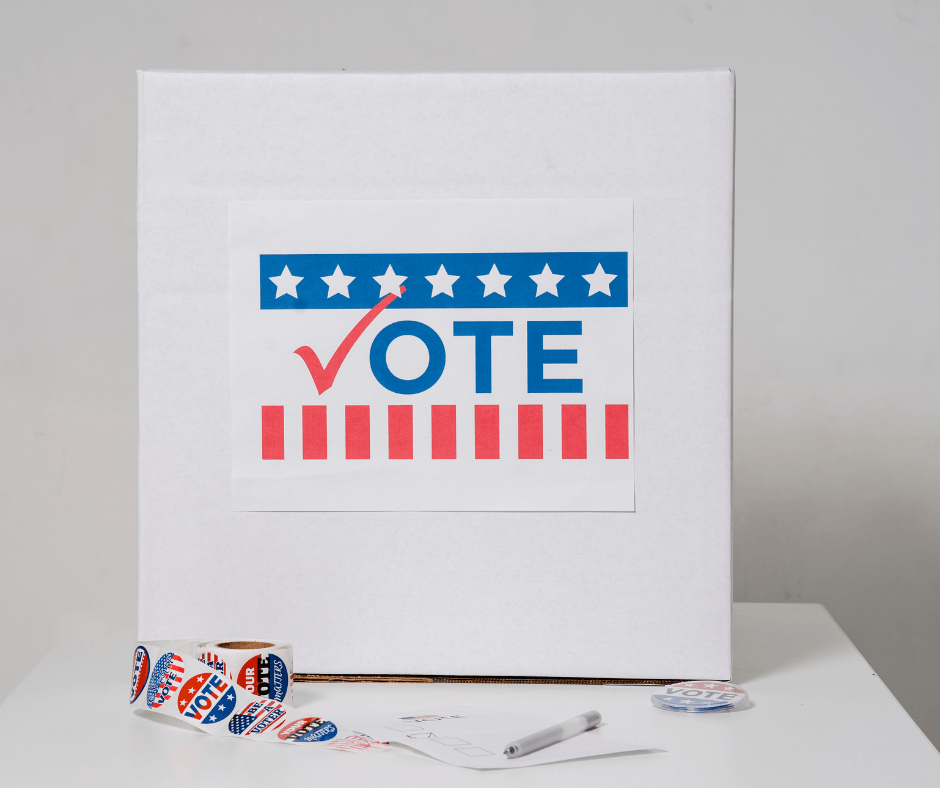 Voting sign
