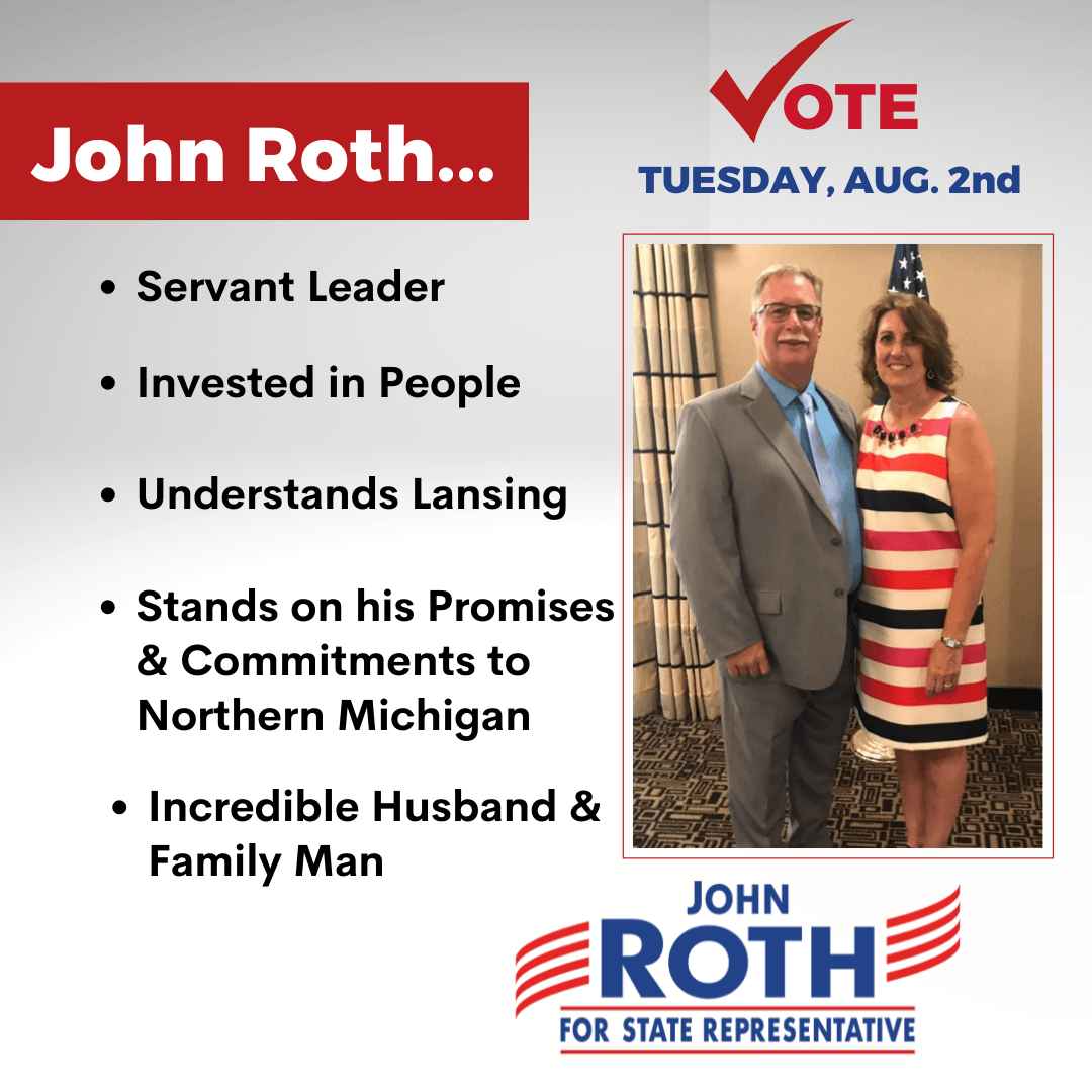 John Roth and His wife hraphic