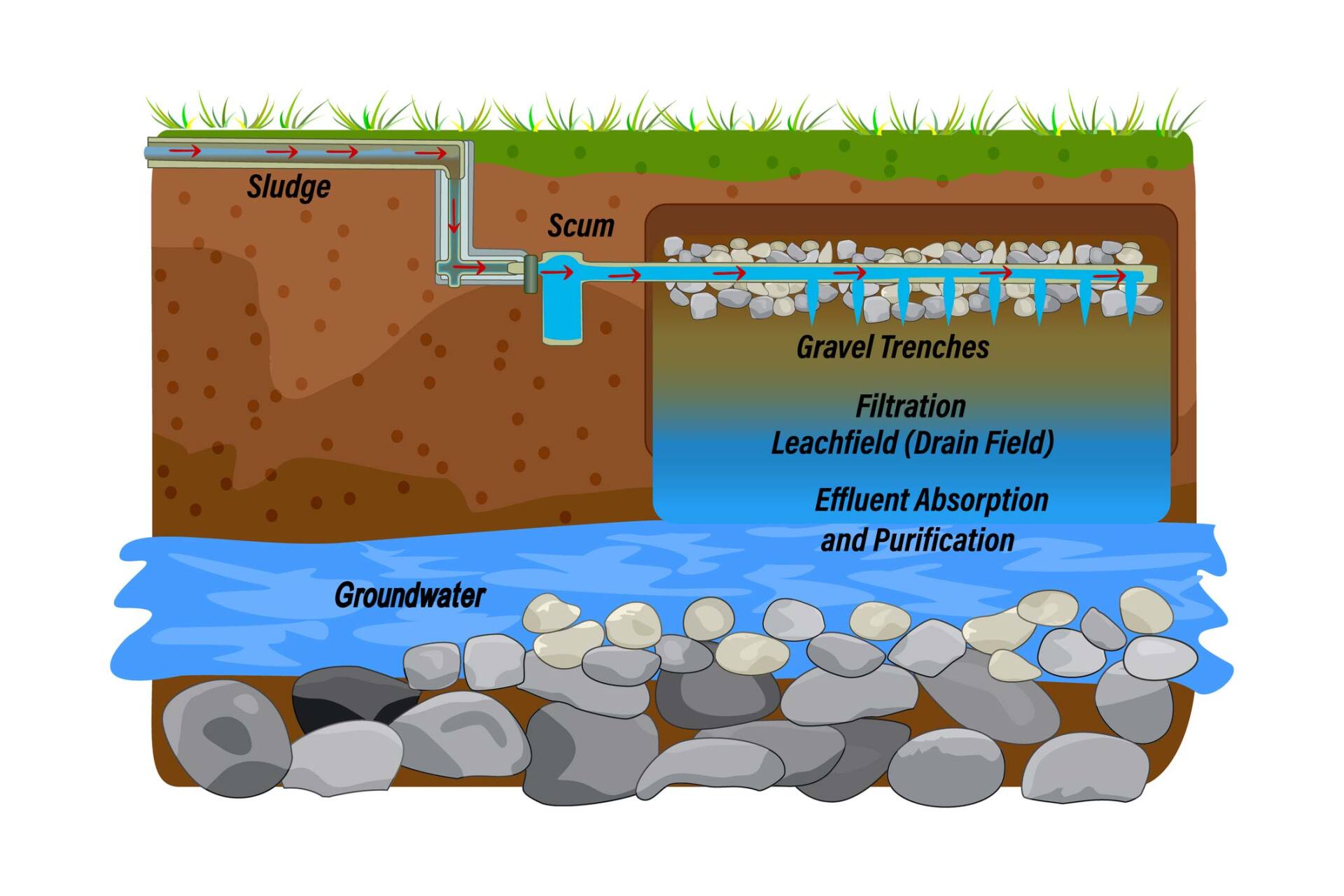 Dirty drain diagram — Allegan, MI — Tim Rogers Plumbing LLC Dirty drain diagram — Allegan, MI — Tim Rogers Plumbing LLC