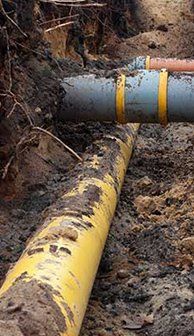 Excavation site — Allegan, MI — Tim Rogers Plumbing LLC