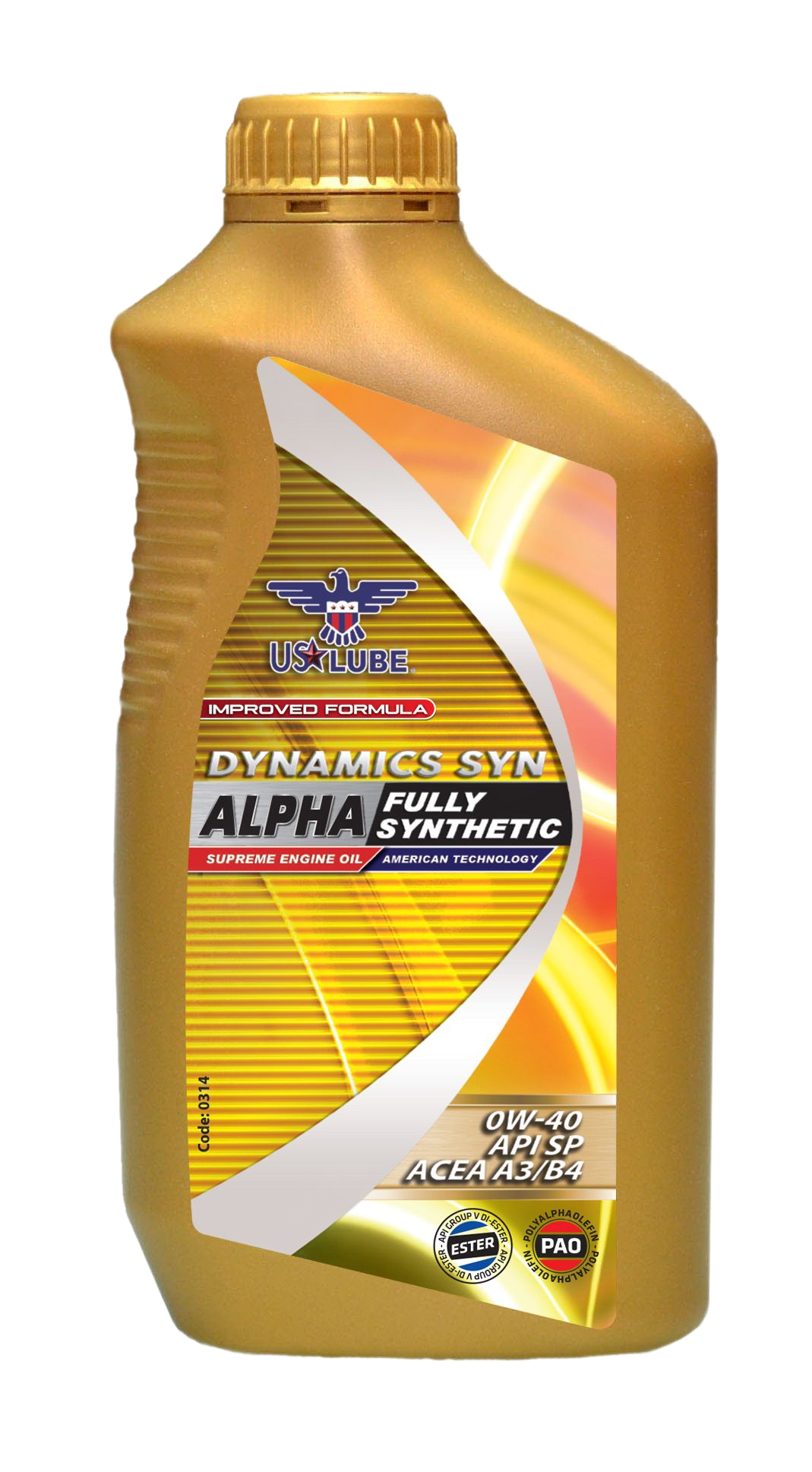 DYNAMICS SYN ALPHA
全合成引擎防護與燃油效率優化酯類機油
0W-40