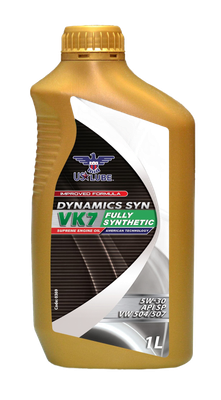 US LUBE DYNAMICS SYN VK7 5W-30 全合成抑制積碳機油