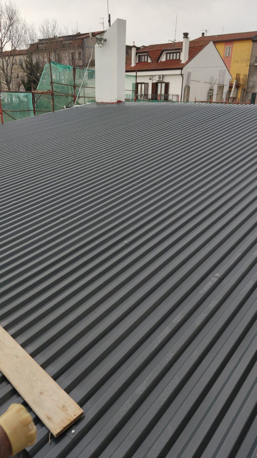 coperture metalliche coibentate  e ventilate