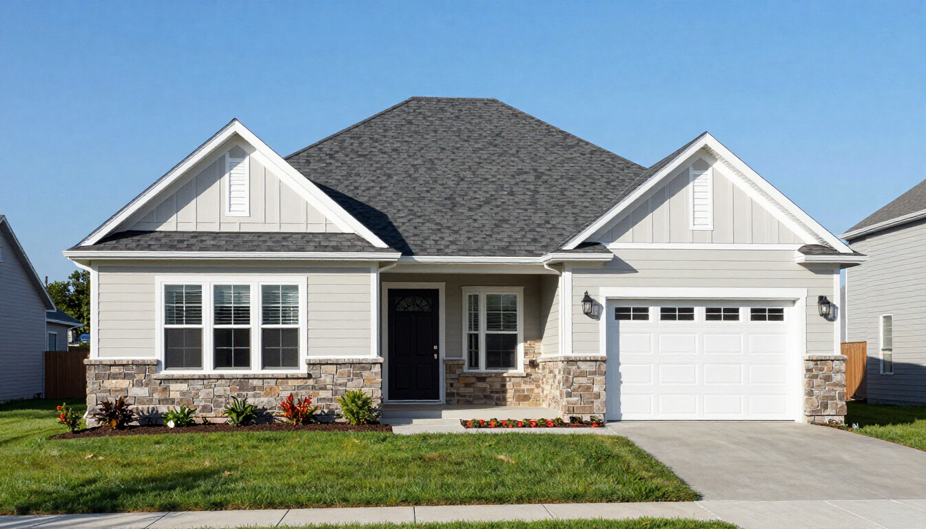 Clean and attractive home exterior