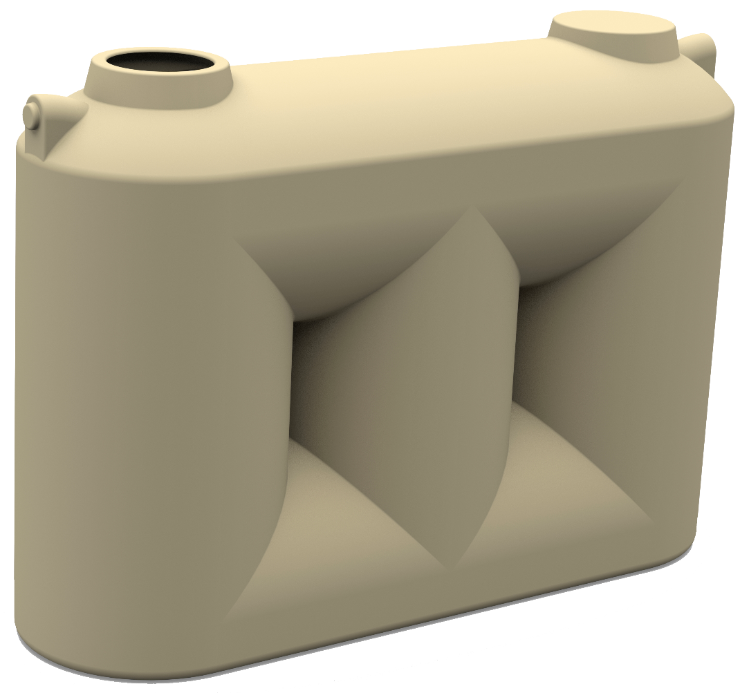 5000 Litre Slimline Poly Water Tank VIC