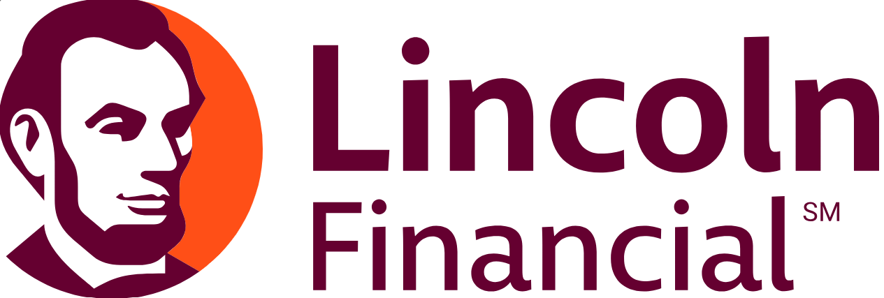 The lincoln financial group logo has a silhouette of a person 's head on it.