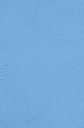 Light blue textured background with visible brushstrokes.