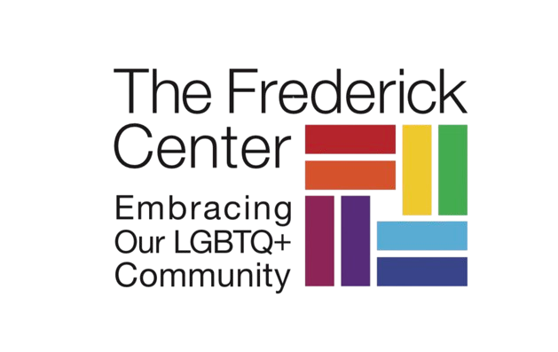 The Frederick Center logo: text and colorful geometric design.