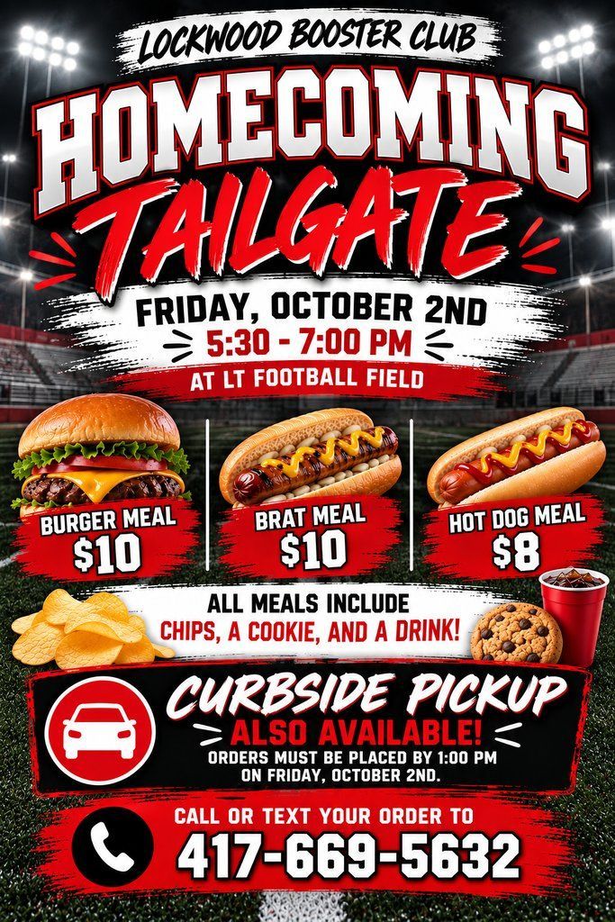 Booster Club Tailgate Flyer