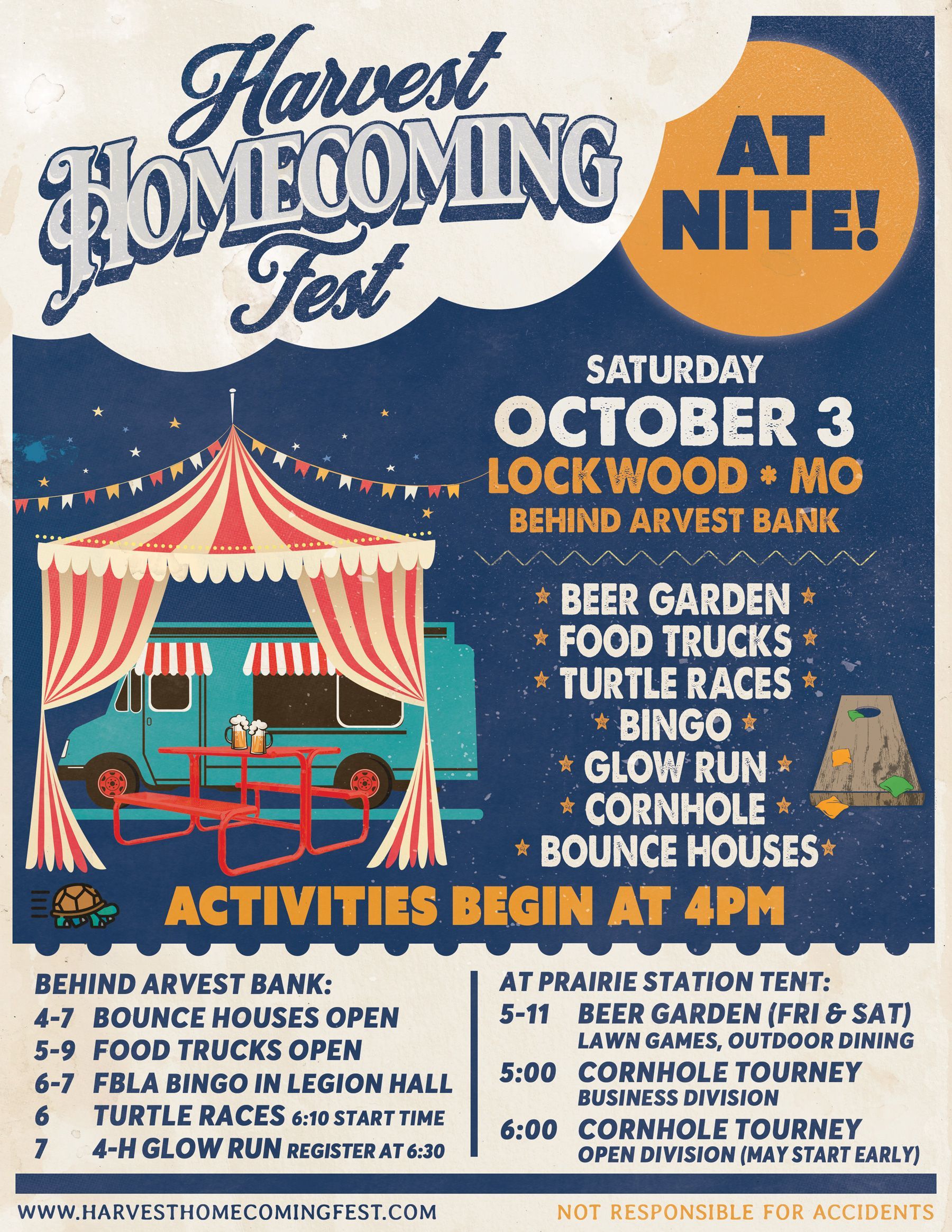 Harvest Homecoming at Nite 2026 Flyer