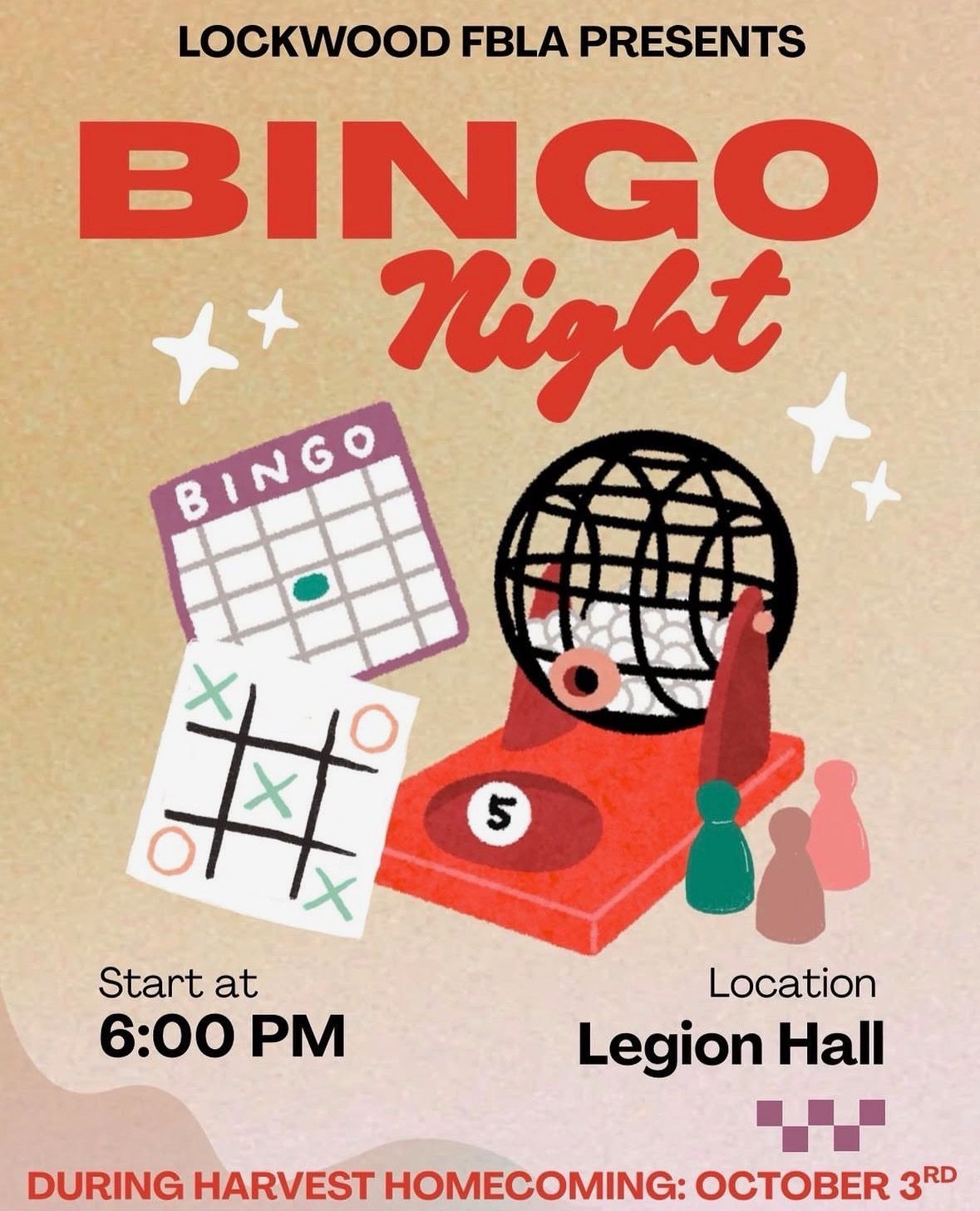 FBLA Bingo at the Legion Hall