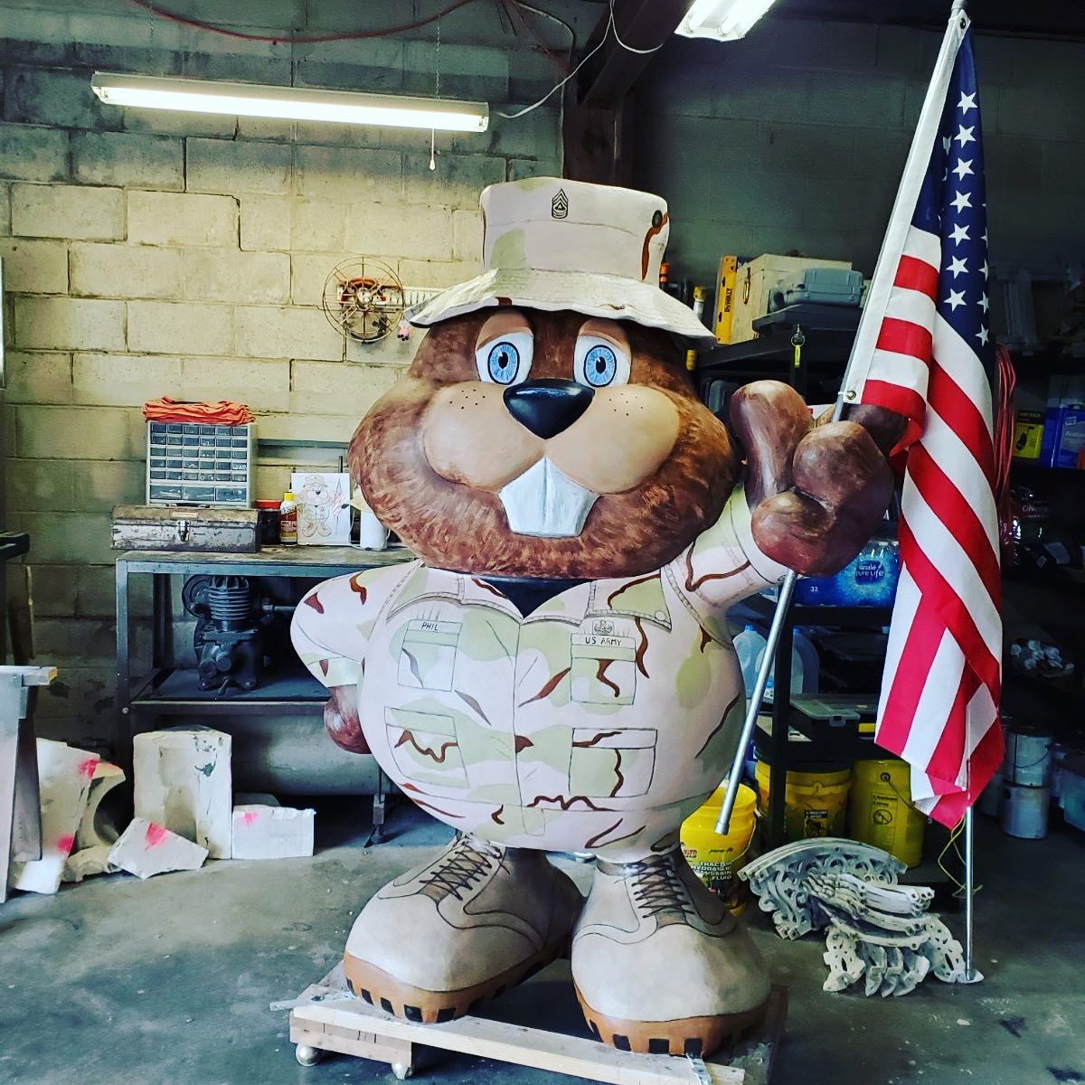 Most Punxsutawney Phils statues displayed PA city sets world record