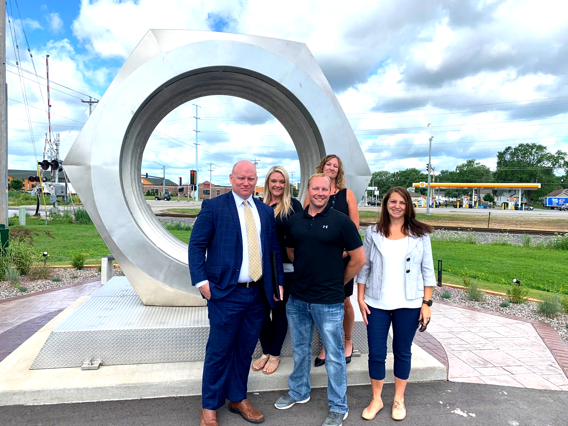 World's Largest Hex Nut Sculpture: Green Bay, Wisconsin, sets world record