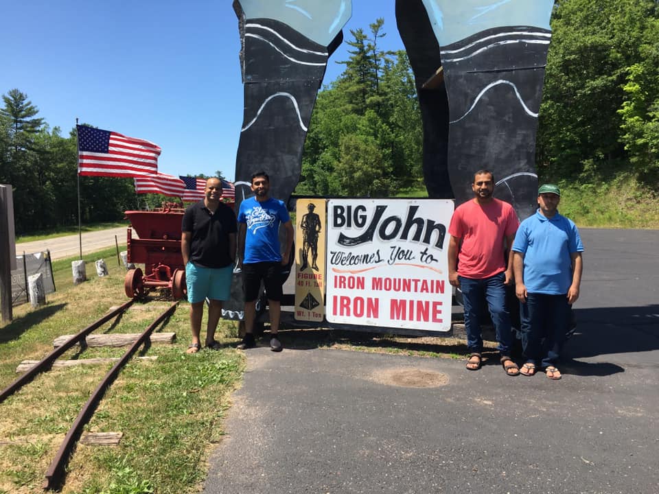World’s Largest Miner Sign world record in Vulcan, Michigan