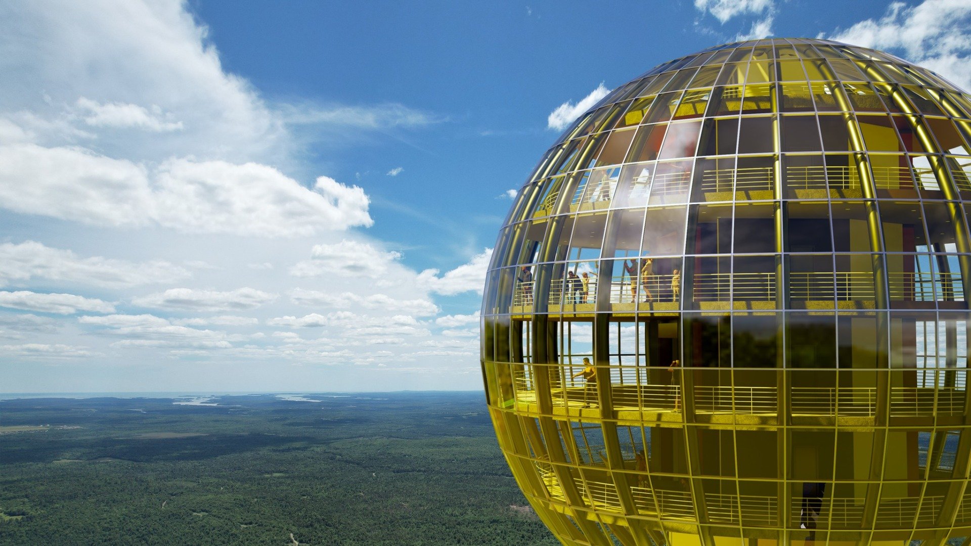 World's Tallest Flagpole world record attempt in Columbia Falls, Maine