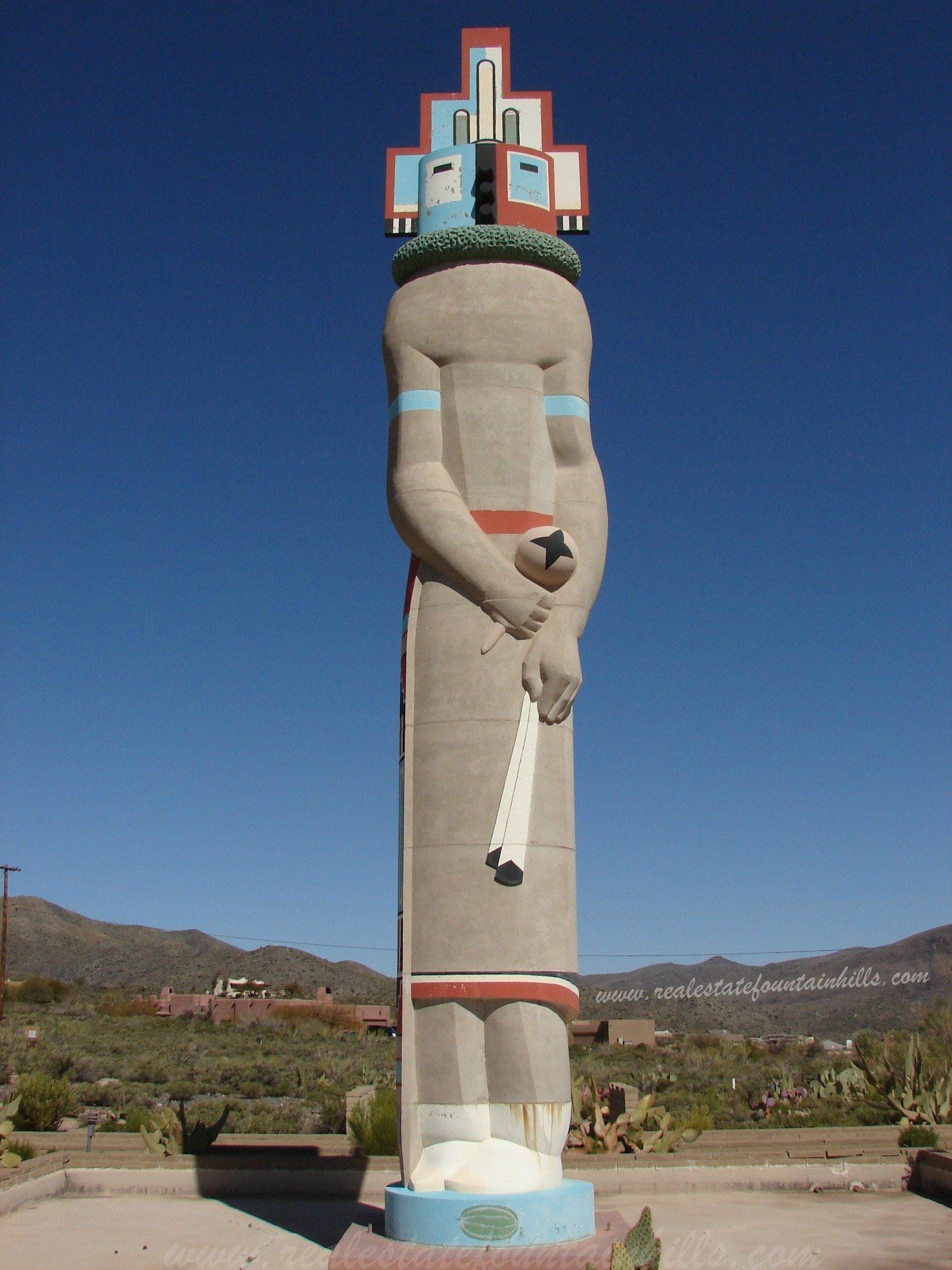 World’s Largest Kachina Doll Statue world record in Cave Creek, Arizona