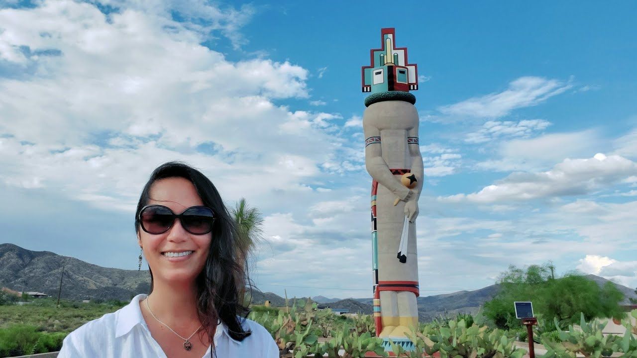 World’s Largest Kachina Doll Statue: world record in Cave Creek, Arizona