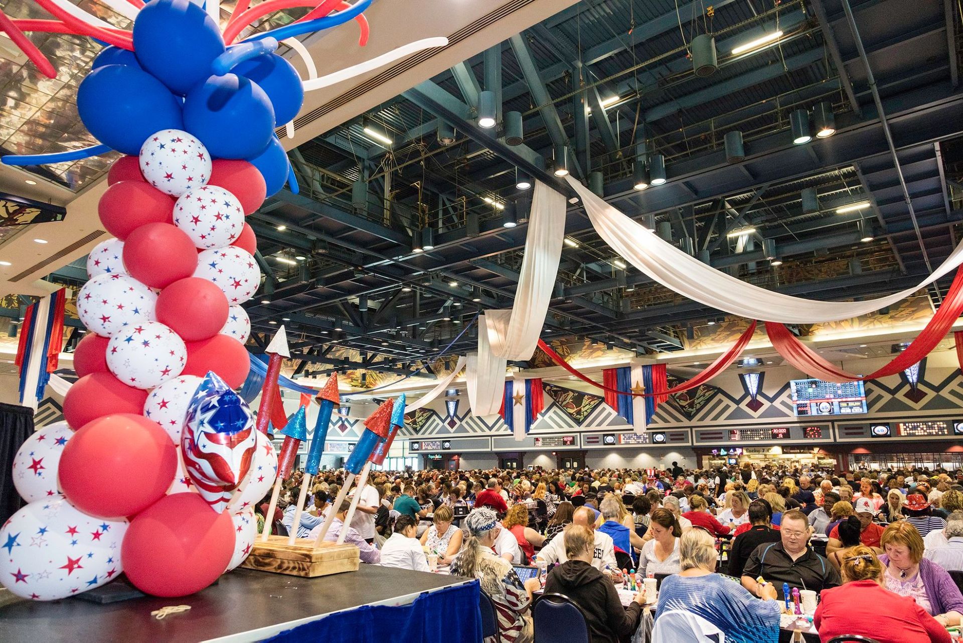 World's Largest Bingo Hall world record in Ledyard, Connecticut
