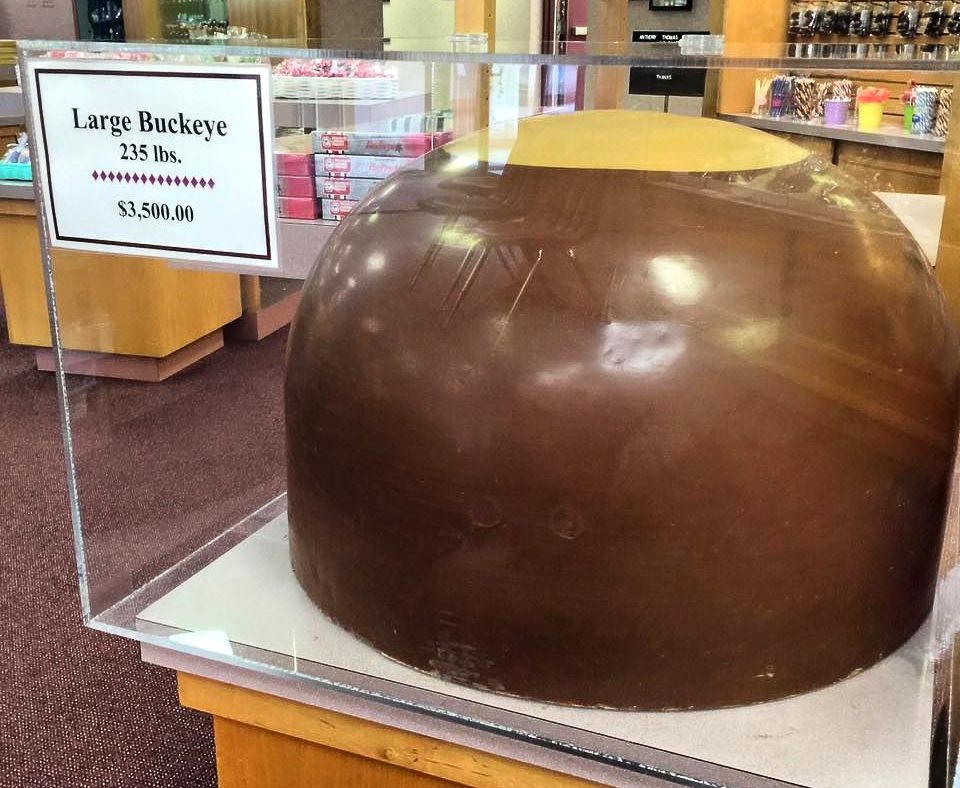 World’s Largest Buckeye Candy: world record in Columbus, Ohio