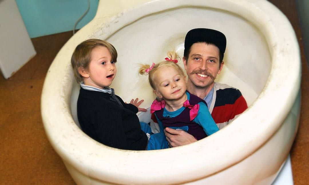 World's Largest Toilet world record in Columbus, Indiana
