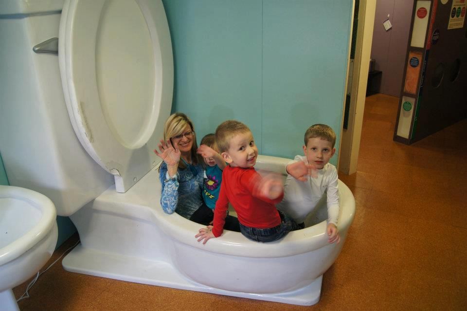 World's Largest Toilet world record in Columbus, Indiana