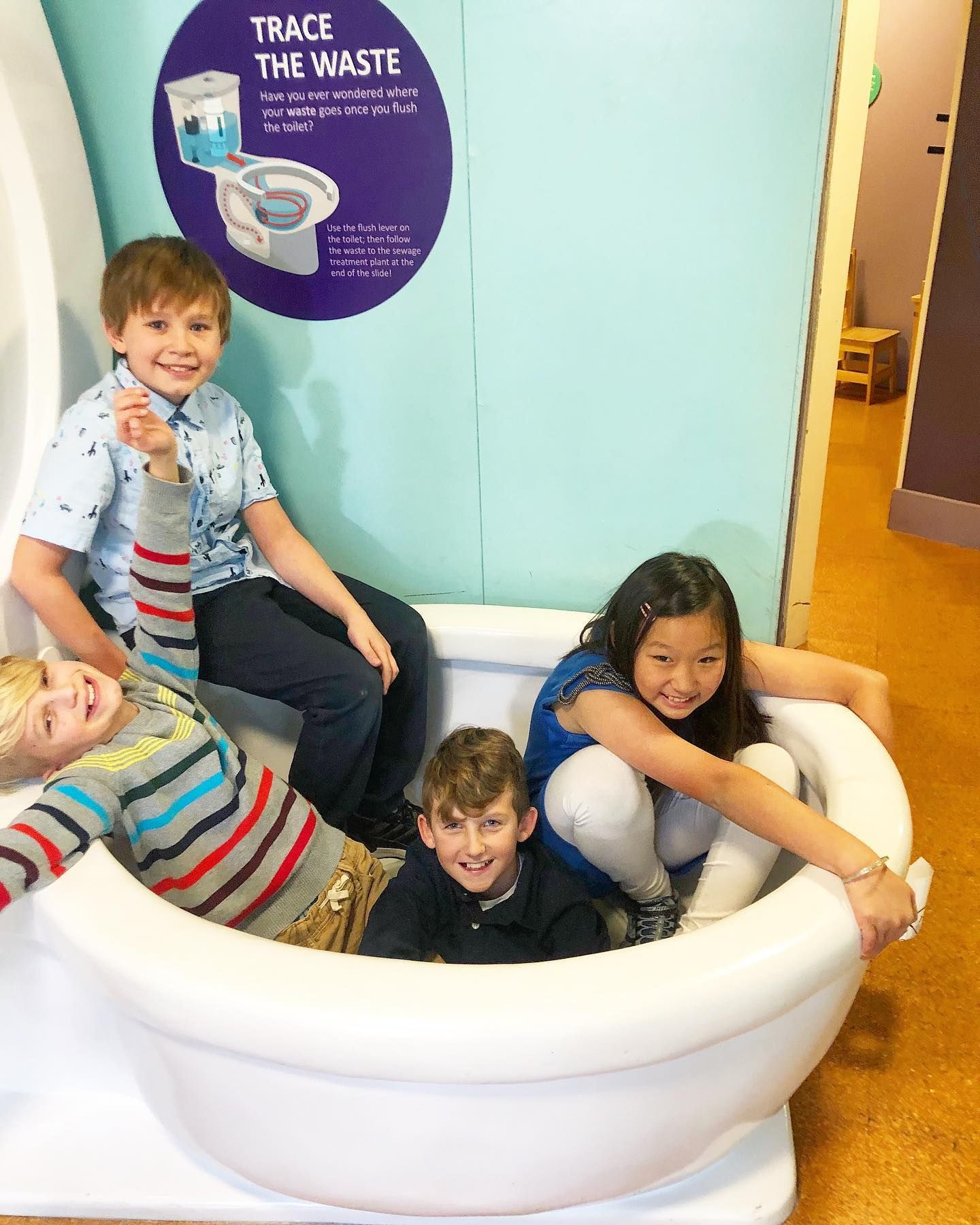 World's Largest Toilet world record in Columbus, Indiana