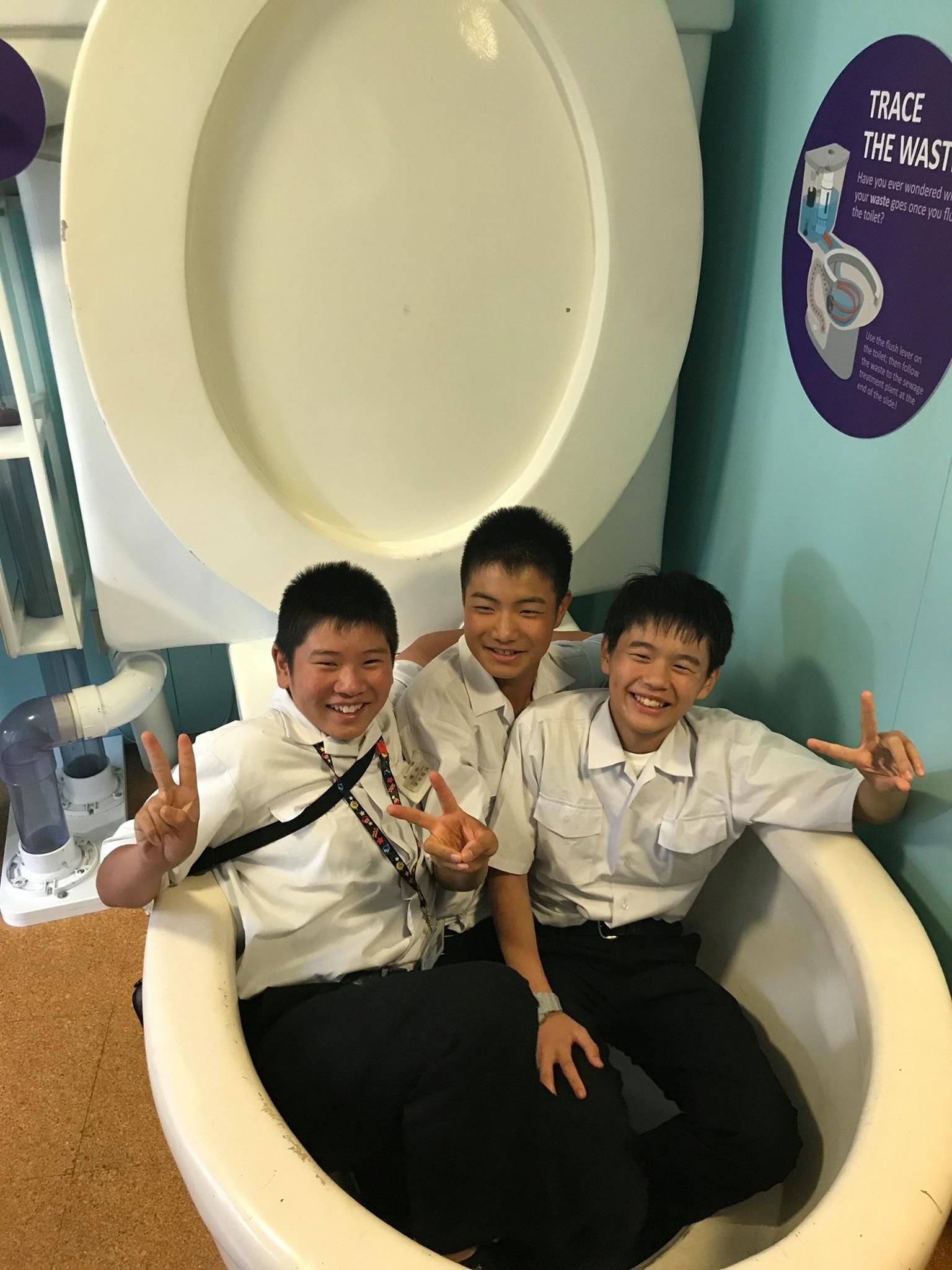 World's Largest Toilet world record in Columbus, Indiana