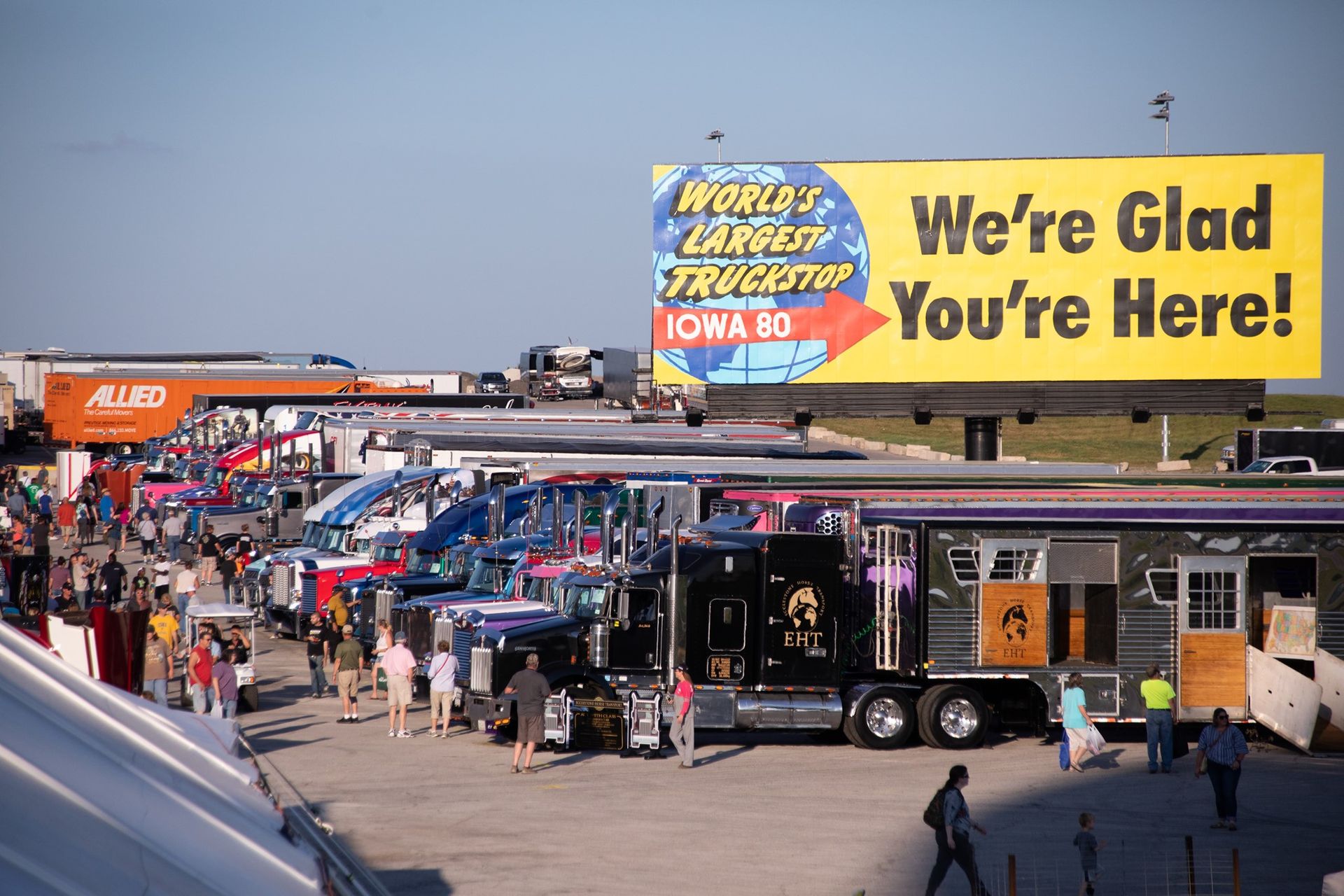 World's Largest Truck Stop world record in Walcott, Iowa