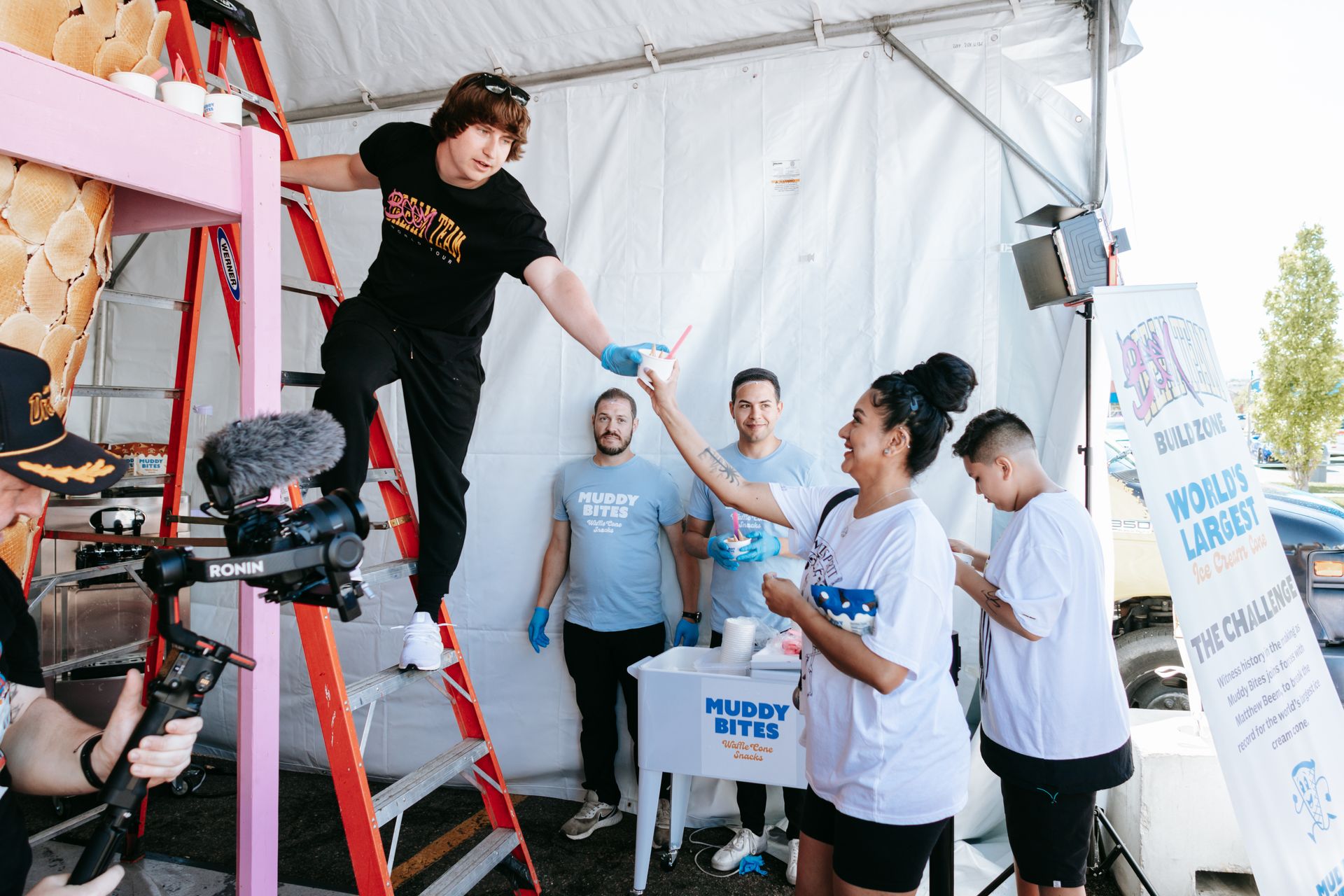 World's Largest Ice Cream Cone world record in Englewood, Colorado