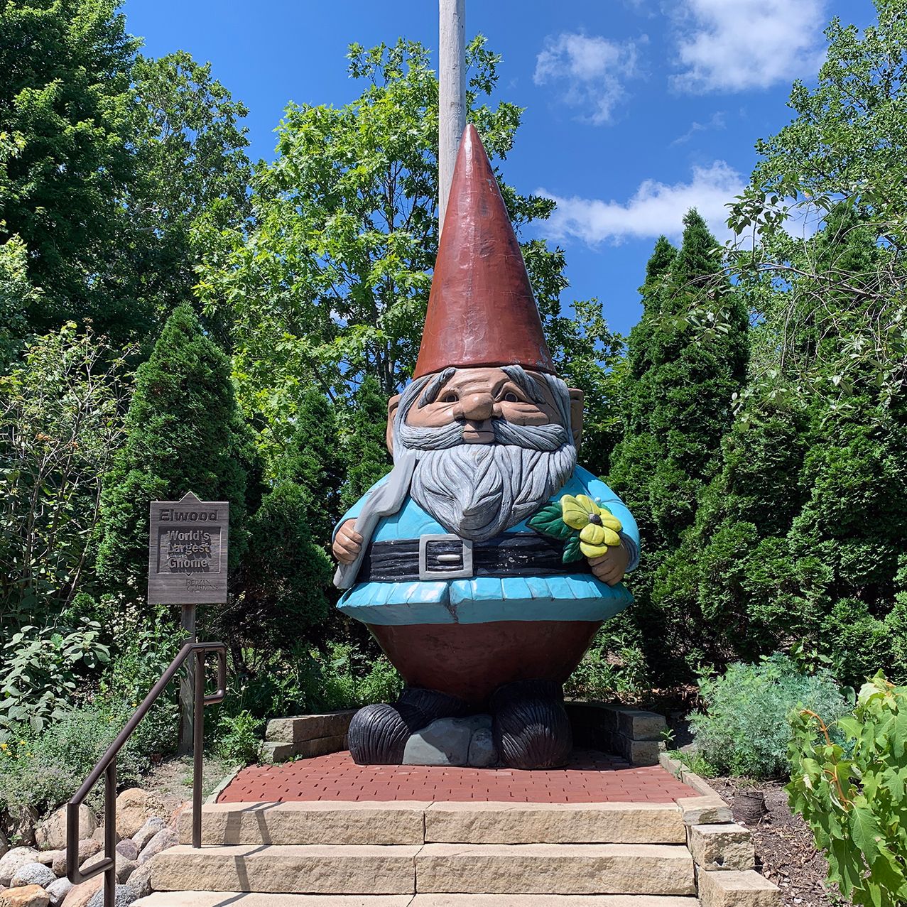 World's Largest Concrete Gnome world record in Ames, Iowa