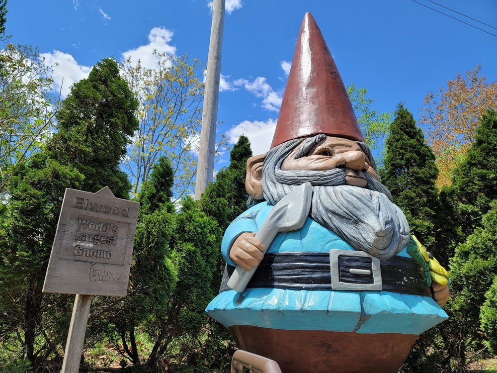 World's Largest Concrete Gnome world record in Ames, Iowa