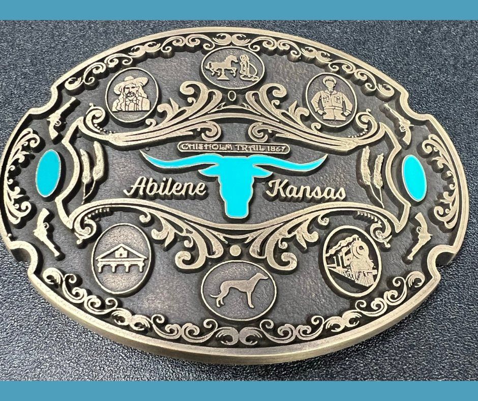 World’s Largest Belt Buckle world record in Abilene, Kansas