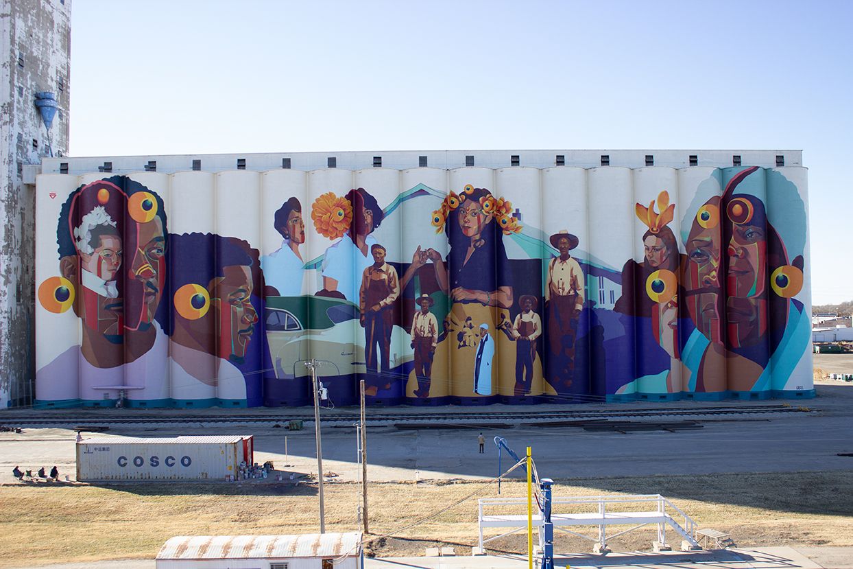 World’s Largest Mural by a Single Artist world record in Wichita, Kansas