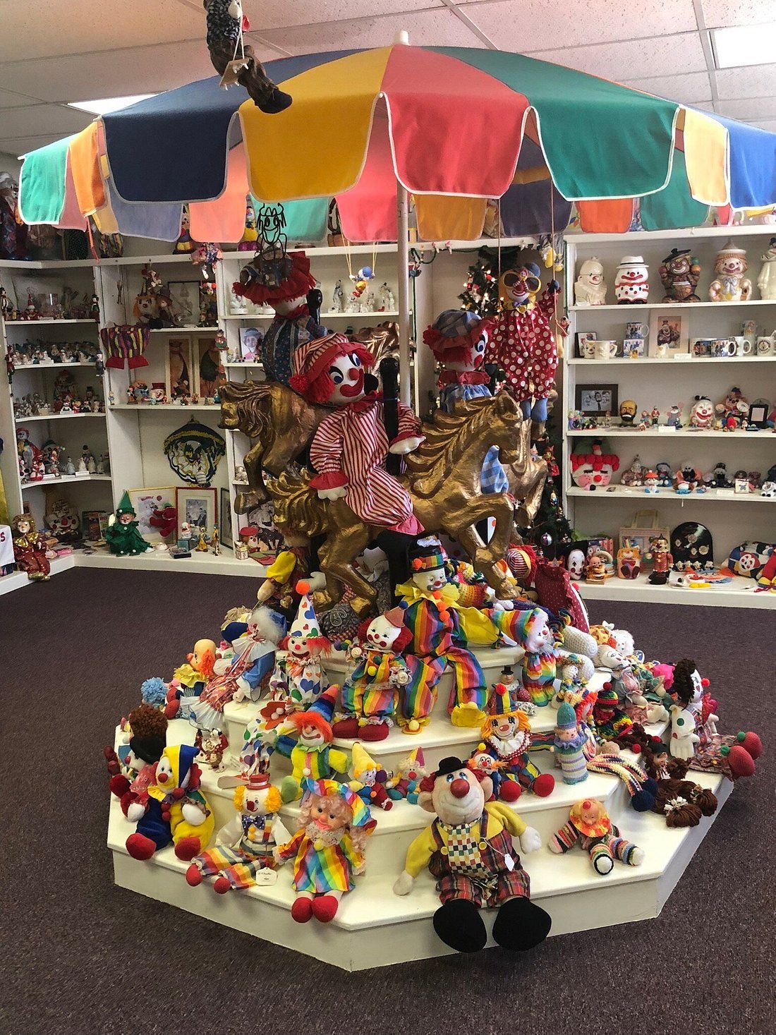 World's largest collection of clown related items world record in Plainview, Nebraska