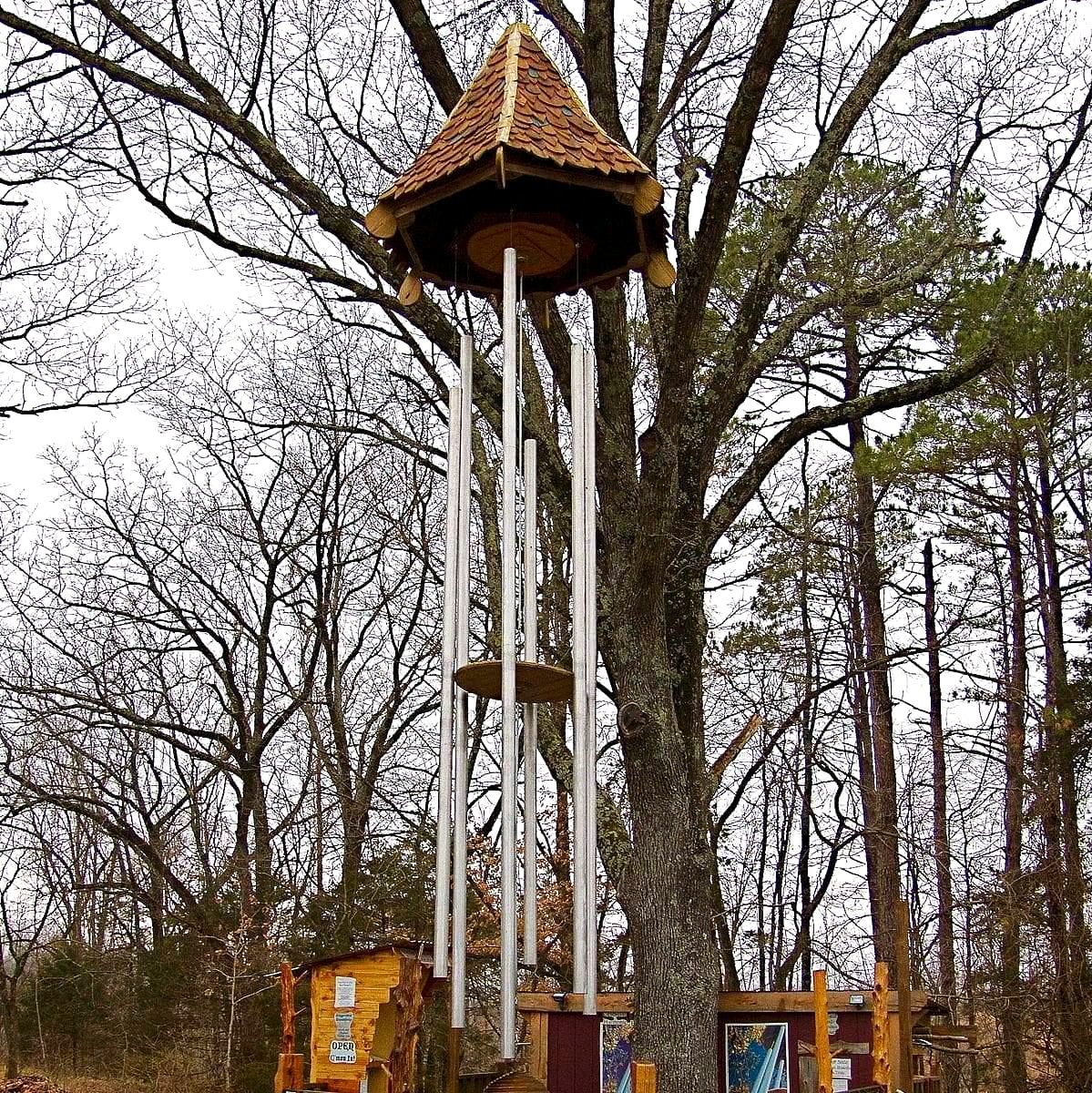 World’s Largest Tuned Musical Windchime world record in Eureka Springs