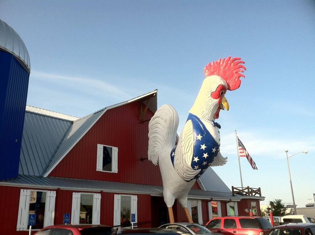 World's Largest Rooster Sculpture world record in Branson, Missouri