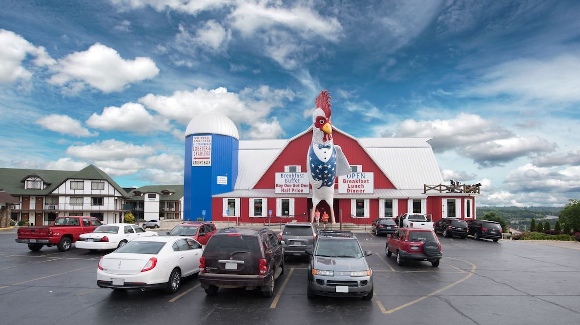World's Largest Rooster Sculpture world record in Branson, Missouri