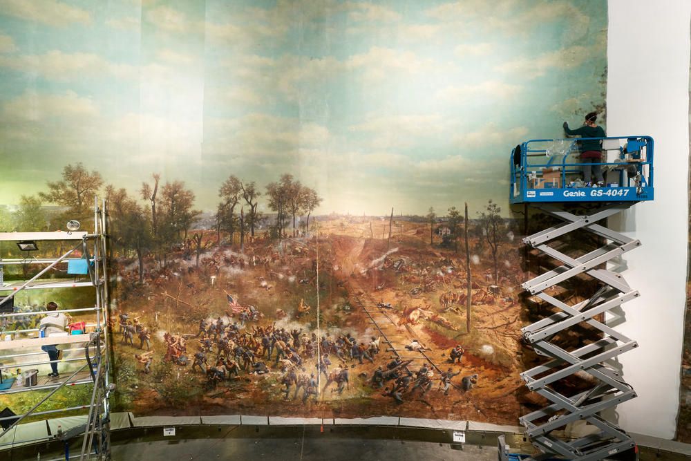 World's Largest Oil Painting world record in Atlanta,
