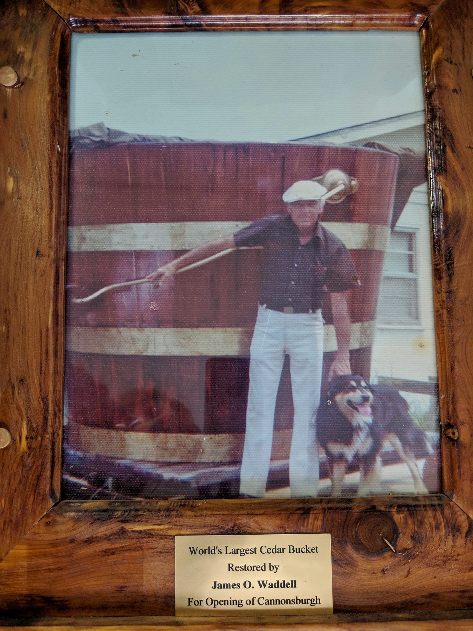 World's Largest Cedar Bucket world record in Murfreesboro, Tennessee
