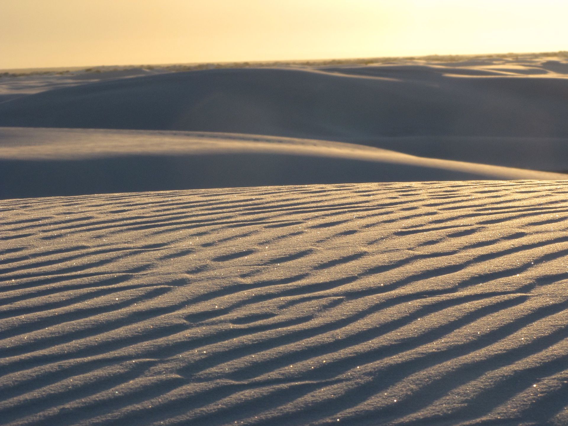 World's Largest Gypsum Dunefield, world record in White Sands National