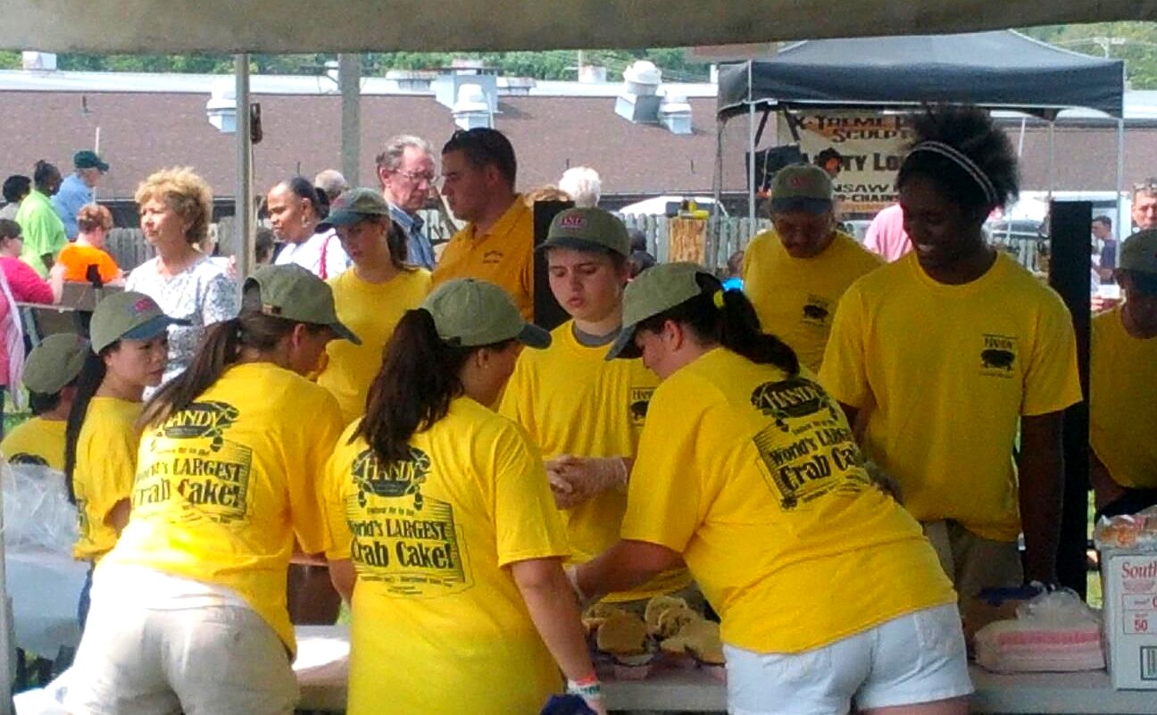 World's Largest Crab Cake, world record in Timonium, Maryland