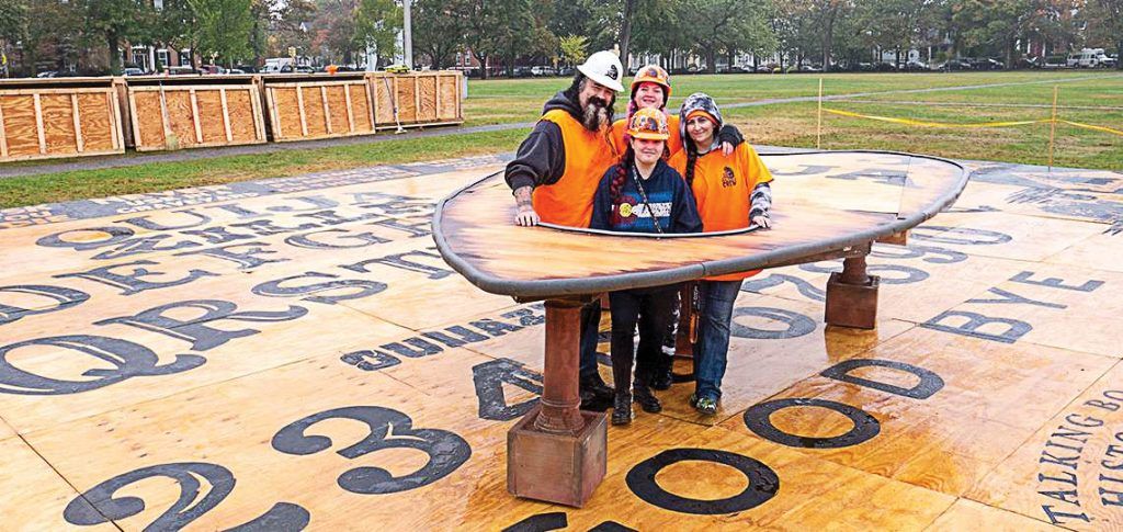 World's Largest Ouija Board, world record in Salem, Massachusetts