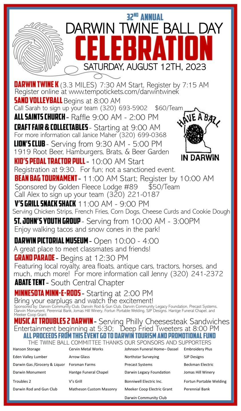 World's Largest Ball of Twine Rolled by One Man, world record in Darwin